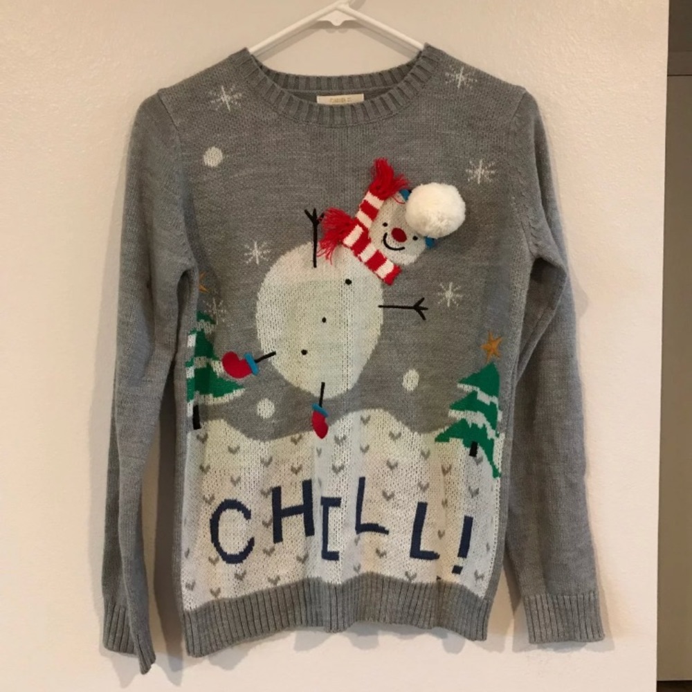 Grey Xmas Sweater